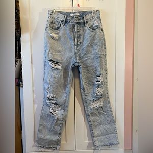 Pac Sun High Rise Straight Jeans